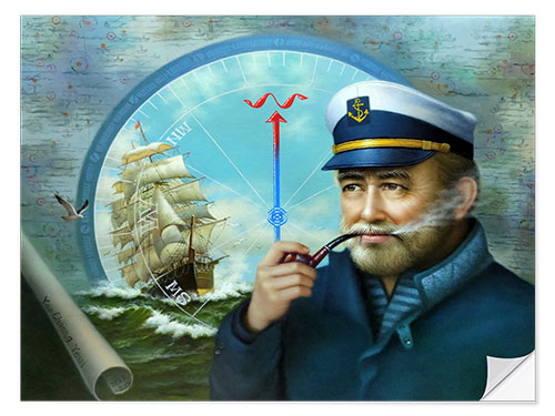 Naklejka na ścianę The Captain's Compass