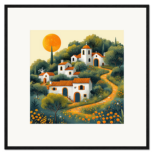Framed art print Mountain Church