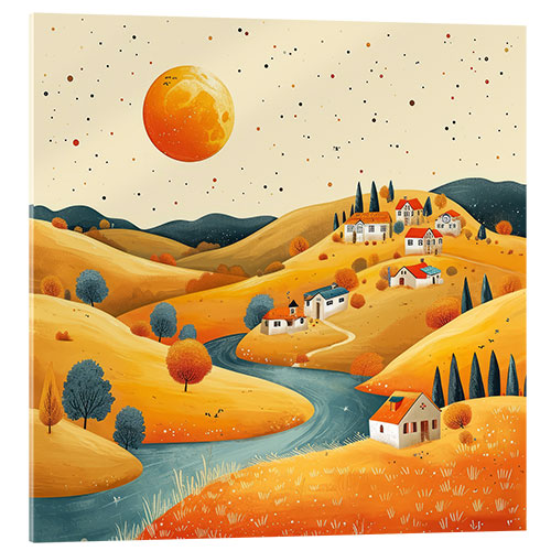 Obraz na szkle akrylowym Autumn landscape