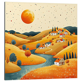 Alubild Herbstlandschaft