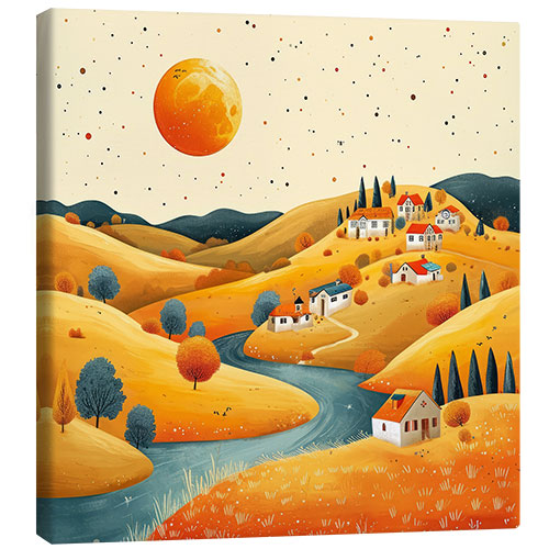 Canvastavla Autumn landscape