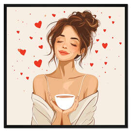 Gerahmter Kunstdruck Coffee Lover
