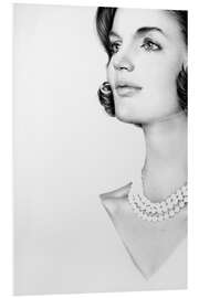 Foam board print Jackie Kennedy Onassis