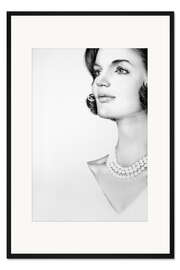 Gerahmter Kunstdruck Jackie Kennedy Onassis