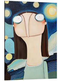 Magnettafel Reklamation Sternenhimmel, nach van Gogh