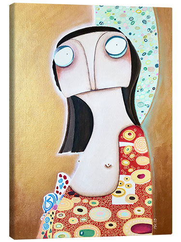 Canvas print The Wish Order, Based on Gustav Klimt