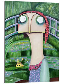 Magnettafel Der umgekippte Seerosenteich, nach Claude Monet