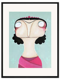 Gerahmter Kunstdruck Hermeline als Frida