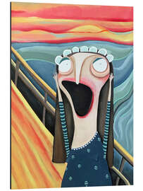 Magnettafel Der Letzte Schrei, nach Edvard Munch