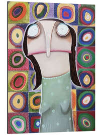 Magnettafel Wassilys Häkeldecke, nach Kandinsky