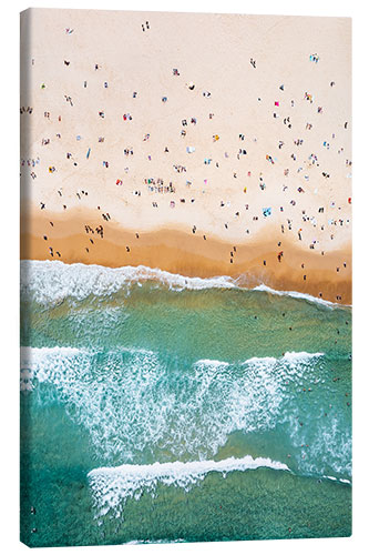 Canvas print People at Bondi Beach, Sydney