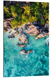 Magnettafel Tropische Küste, Seychellen