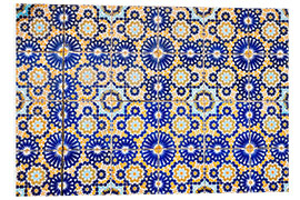 Foam board print Moroccan Tiles