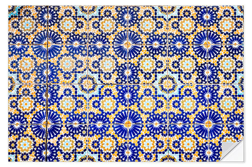 Naklejka na ścianę Moroccan Tiles