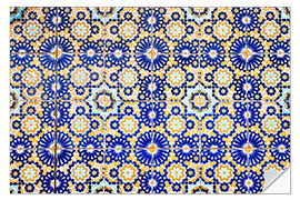 Muursticker Moroccan Tiles