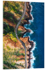 Acrylglas print Coastal Highway, Hawaii