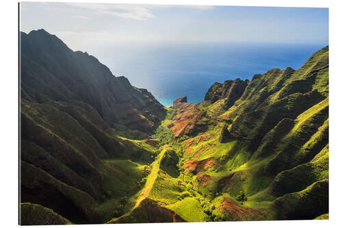 Galleriataulu Green Valley and Ocean, Hawaii