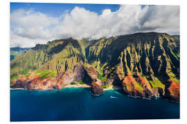 Foam board print Na Pali Coast, Hawaii