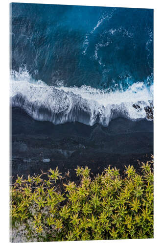 Akryylilasitaulu Black Sand Beach, Hawaii