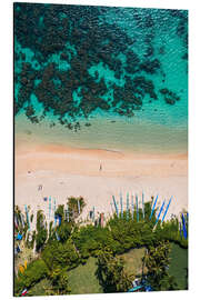 Magnettafel Strand von Oben, Hawaii