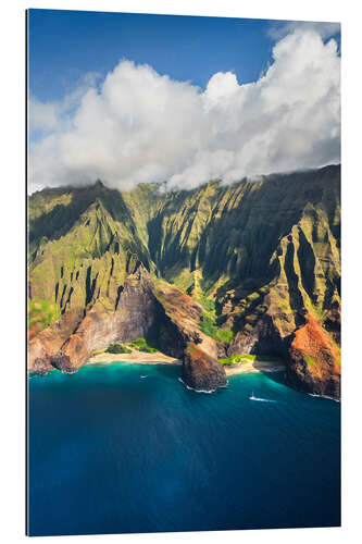 Tableau en plexi-alu Napali Coast, Hawaii