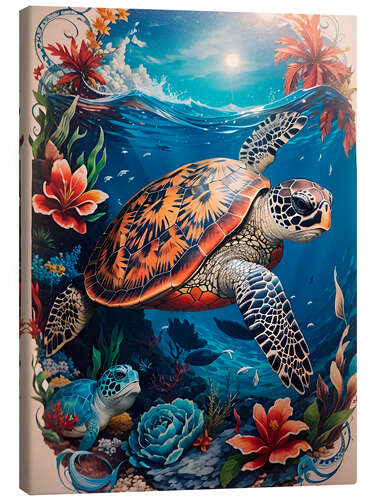 Canvas print Sea Turtle