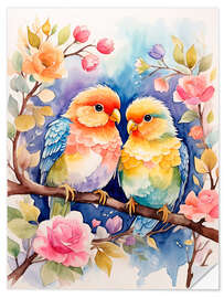 Wall sticker Birds in Love