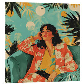 Magnettafel Tropische Träumerin
