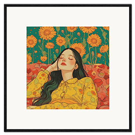 Framed art print Sunflower Dreams