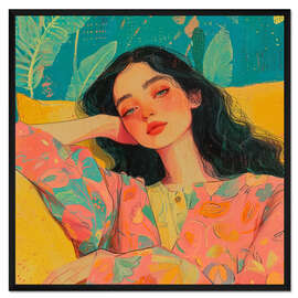 Gerahmter Kunstdruck Beauty Summer