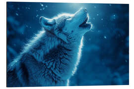 Magnettafel Serenade des Weißen Wolfes