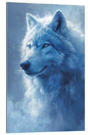 Galleriataulu A White Wolf&#039;s Portrait in Ethereal Mist