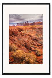 Gerahmter Kunstdruck The Western