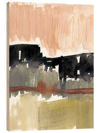 Cuadro de madera Crimson on the Horizon I