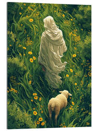 Galleritryk Jesus with Lamb