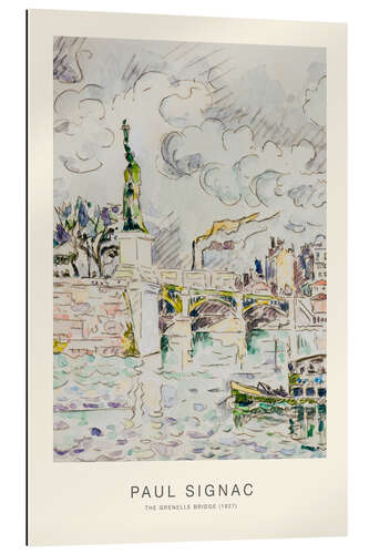 Tableau en plexi-alu The Grenelle Bridge, 1927