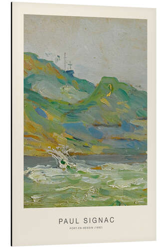 Tableau en aluminium Port En Bessin, 1882