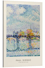 Quadro em alumínio Le pont des Arts, 1928