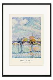 Gerahmter Kunstdruck Le pont des Arts, 1928