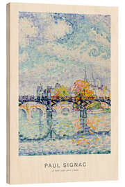 Wood print Le pont des Arts, 1928