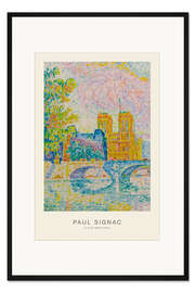 Gerahmter Kunstdruck La Cité, Paris, 1934