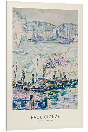 Print på aluminium Rotterdam, 1906