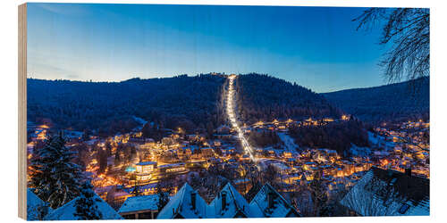 Stampa su legno Bad Wildbad in the Black Forest