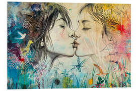 Foam board print The First Kiss