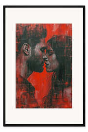 Gerahmter Kunstdruck Leidenschaft