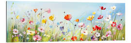 Galleriprint Spring meadow with colourful flowers