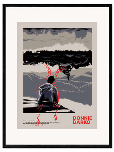 Impresión de arte enmarcada Donnie Darko