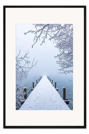 Gerahmter Kunstdruck Väterlicher Frost