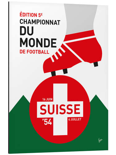 Aluminium print 1954 World Cup Switzerland