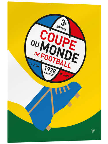 Cuadro de metacrilato 1938 World Cup France